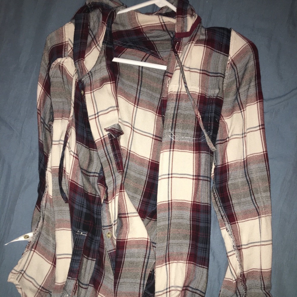 Hooded flannel